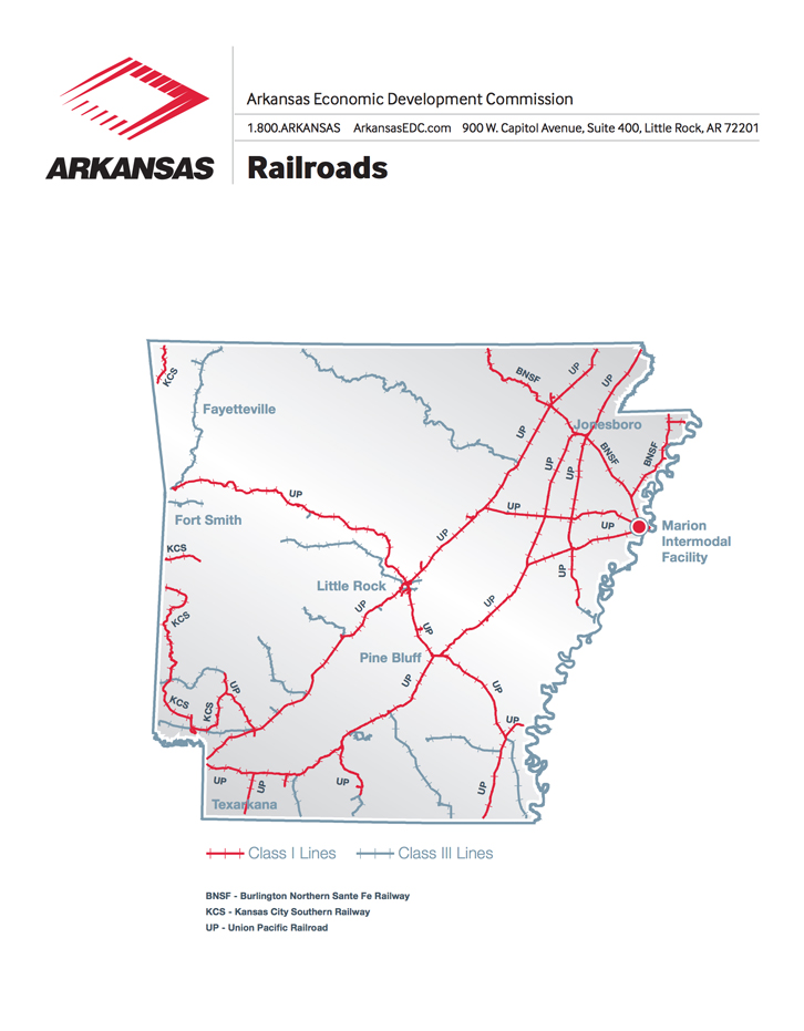 Map Room   Arkansas Railways 